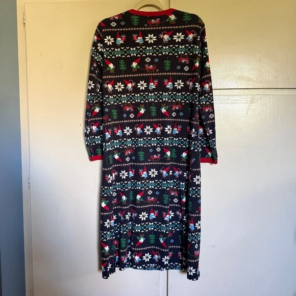 Hannah Andersson Gnome Sweet Gnome Holiday Nightgown Adult Size Small - Picture 6 of 10